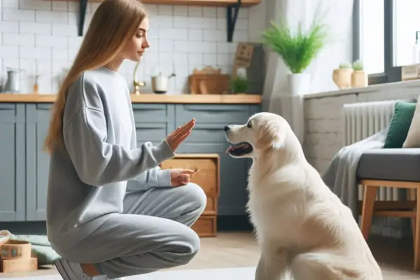 Como Ensinar o Comando Fica para Cães em Espaços Pequenos